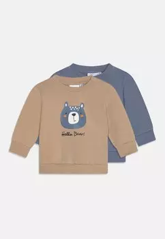 Толстовка NBMVONNE BOX UNISEX 2 PACK Name it, цвет beige