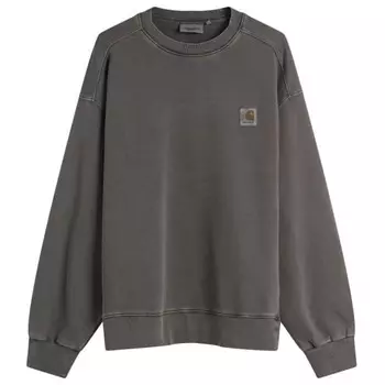 Толстовка Нельсона Carhartt Wip, цвет graphite