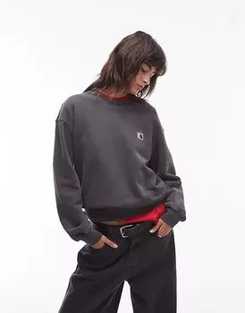 Толстовка nelson серого цвета Carhartt WIP