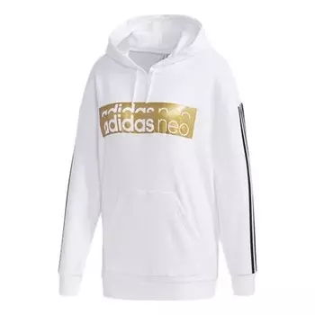 Толстовка neo casual sports pullover white Adidas, белый