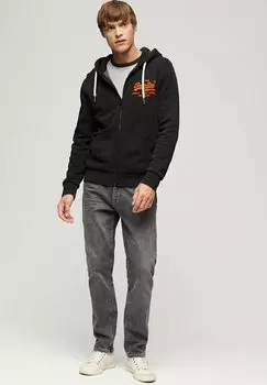 Толстовка NEON VINTAGE LOGO Superdry, цвет black