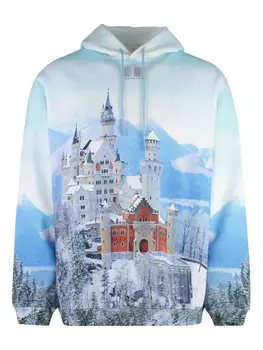 Толстовка Neuschwanstein Winter из хлопка VETEMENTS, синий