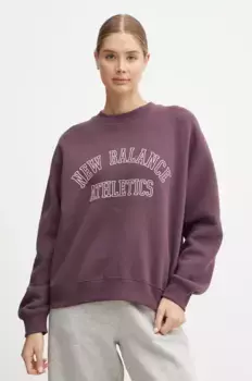 Толстовка New Balance, фиолетовый
