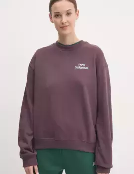 Толстовка New Balance, фиолетовый