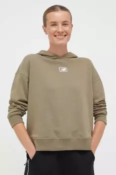 Толстовка New Balance, зеленый