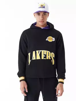 Толстовка New Era NBA ARCH GRPHC OS HOODY LOSLAK, черный