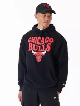 Толстовка New Era NBA SCRIPT OS HOODY CHIBUL, черный