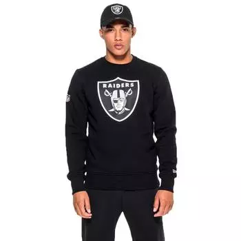 Толстовка New Era Oakland Raiders Team Logo Crew Neck, черный