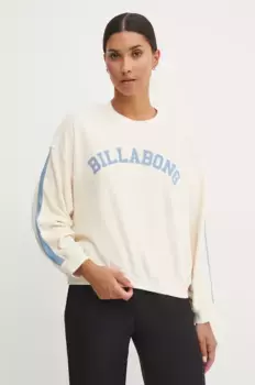 Толстовка New School Crew Billabong, бежевый