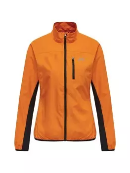 Толстовка Newline Reiverschluss Jacket Reflektierend Logo Women's Core Laufen Damen, цвет ORANGE TIGER