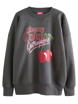 Толстовка Next Cherry Coke, темно-серый