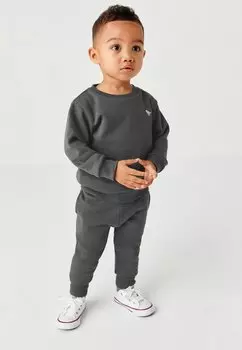 Толстовка NEXT JERSEY SWEATSHIRT AND JOGGER SET (3MTHS-7YRS), цвет charcoal grey