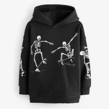 Толстовка NEXT Skeleton Skater для мальчиков 4–12 лет, цвет Skeleton