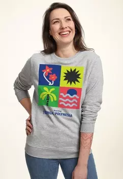 Толстовка NEXT STOP TONGA Henry Tiger, цвет Mottled Light Grey