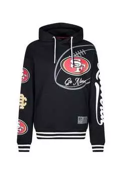 Толстовка NFL 49ers Go Niner с классическим принтом Re:Covered, черный