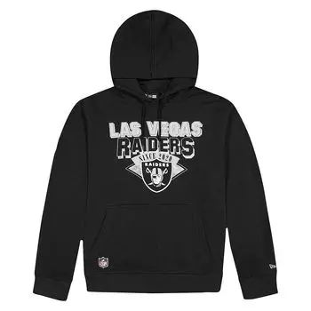 Толстовка NFL LAS VEGAS RAIDERS TEAM LOGO HOODY New Era, цвет Schwarz/Wei