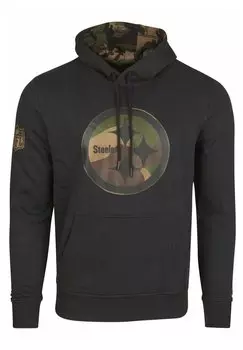 Толстовка NFL PITTSBURGH STEELERS New Era, цвет black wood camo