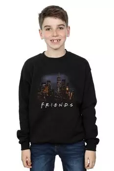Толстовка Night Skyline Friends, черный