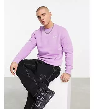 Толстовка Nike Club фиолетового цвета