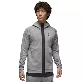 Толстовка Nike Jordan Dri-FIT Sport Fleece Full-Zip, серый