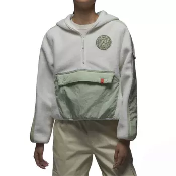 Толстовка Nike Jordan Furys, белый/зеленый