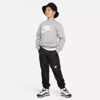 Толстовка Nike Sportswear "CLUB FLEECE BIG KIDS' SEATSHIRT", белый