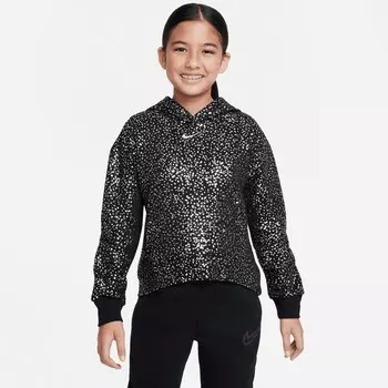 Толстовка Nike Sportswear, цвет Black/Silver
