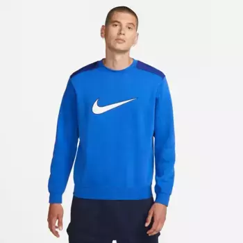 Толстовка Nike Sportswear "M NSW SP FLC CREW BB", цвет Game Royal/Deep Royal Blue