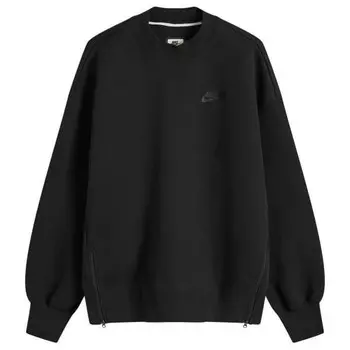 Толстовка Nike Tech Fleece Oversize Crew Nike Apparel, черный