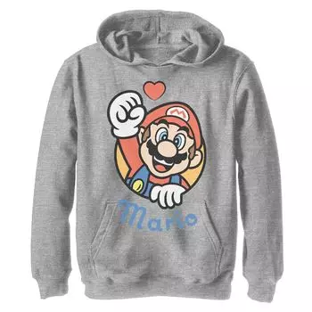 Толстовка Nintendo Super Mario Heart для мальчиков 8–20 лет Licensed Character