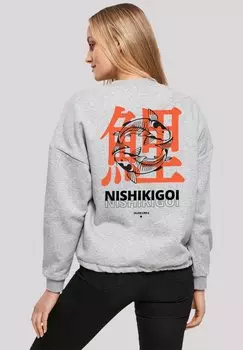 Толстовка NISHIKIGOI KOI JAPAN F4NT4STIC, серый