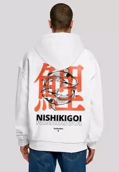 Толстовка NISHIKIGOI KOI JAPAN GRAFIK - Hoodie F4NT4STIC, белый