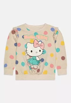 Толстовка Nmfjasa Hellokitty Name it, цвет peyote melange