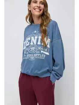 Толстовка NO MATTER WHAT, индиго