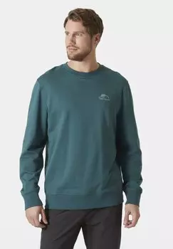 Толстовка NORD GRAPHIC CREW Helly Hansen, зеленый