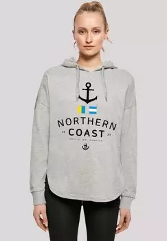 Толстовка NORDSEE FLAGGEN - Hoodie F4NT4STIC, серый