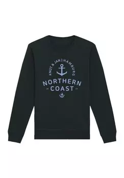 Толстовка NORDSEE KNUT JAN HAMBURG F4NT4STIC, черный