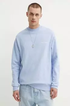 Толстовка Norsbro из хлопка Samsoe Samsoe, синий