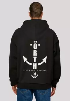 Толстовка NORTH ANCHOR KNUT & JAN HAMBURG - Hoodie F4NT4STIC, черный