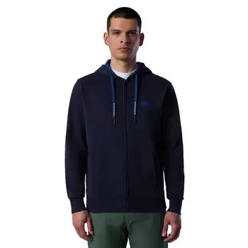 Толстовка North Sails Logo Full Zip, синий