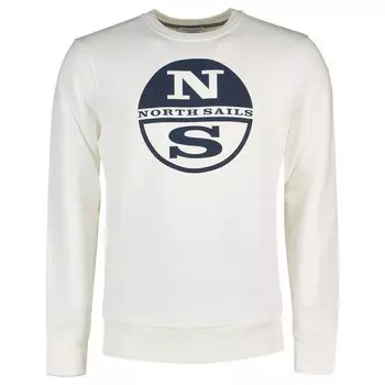 Толстовка North Sails Organic Fleece, белый