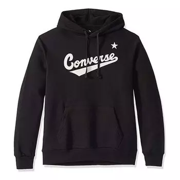 Толстовка nova pullover hoodie 'black' Converse, черный