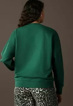 Толстовка NOVELTY CHRISTMAS FUN GRAPHIC STOCKING COWBOY BOOT CREW NECK Next, зеленый