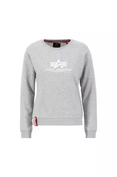 Толстовка новая базовая Alpha Industries, серый
