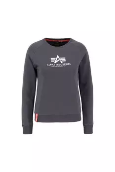 Толстовка новая базовая Alpha Industries, серый