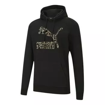 Толстовка nulux graphic hoodie 'black' Puma, черный