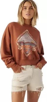Толстовка O'Neill Moment Crop, цвет Rustic Brown