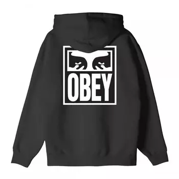 Толстовка Obey Eyes Icon Full Zip, черный