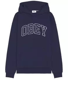 Толстовка Obey Institute Extra Heavy, цвет Academy Navy