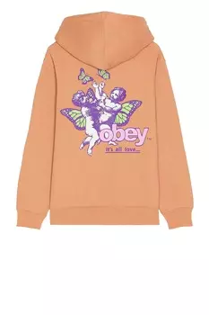 Толстовка Obey It's All Love, цвет Cork